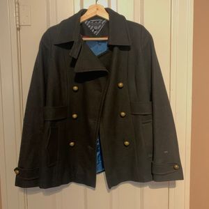 tommy hilfiger double breasted peacoat